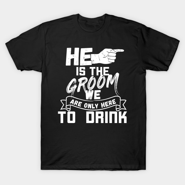 He is the groom - Bachelor party set 3 of 3 /w right T-Shirt by emmjott